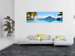 Obraz  - Bora-Bora, Polinezja Francuska (170x50 cm)