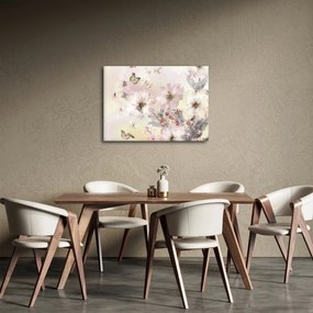Obraz - Kwiaty malarstwo (70x50 cm)