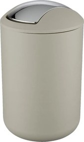 Szarobrązowy plastikowy kosz na śmieci 6,5 l Brasil – Wenko