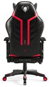 Fotel gamingowy Diablo X-Ray 2.0 King Size, czarno-czerwony