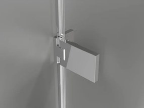 Mexen Lunar-F drzwi prysznicowe składane lewe 65 cm, transparent, chrom - 836-065-000-01-00-L