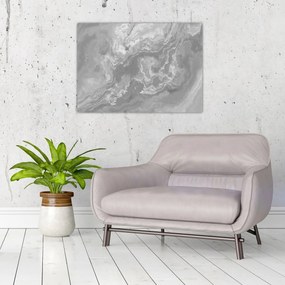 Obraz - Marmur w czerni i bieli (70x50 cm)