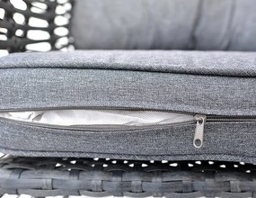 Zestaw rattanowy CHARLOTTE (poduszki GRATIS)