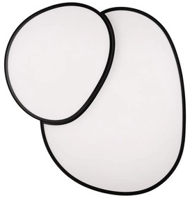 Czarna lampa sufitowa LED 63.5x77 cm Rise – Trio