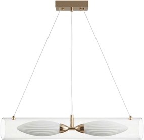 LAMPA SUFITOWA WISZĄCA G152-2CP ZŁOTA