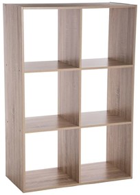 Regał na książki z 6 półkami, 100 cm