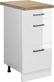 Szafka dolna do kuchni biały wysoki połysk 40x60x81.6 r-line