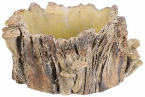 Obudowa betonowa - pień z grzybami, 32 x 29 x 16cm