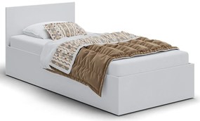 Dwuosobowe Łóżko Pluszowe Z Zagłówkiem 140X200 Migres 3X