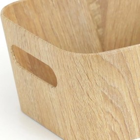 Kitchisimo Zestaw 2 koszy do przechowywania 26 × 18 × 11 cm, naturalny, S