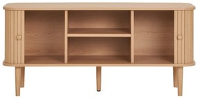 Szafka pod TV w dekorze sosny w naturalnym kolorze 113x51,5x40 cm Nikko – House Nordic