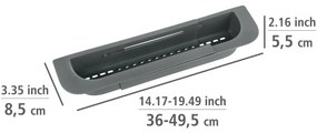 Wenko Ociekacz teleskopowy do zlewu Fino 36-49,5 cm, szary