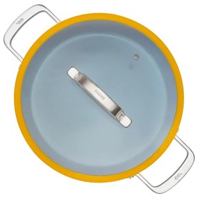 Patelnia z pokrywką/z powłoką ceramiczną ø 28 cm tegame Meda 3.0 – FABINI