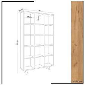 Biblioteczka Zipa Oak