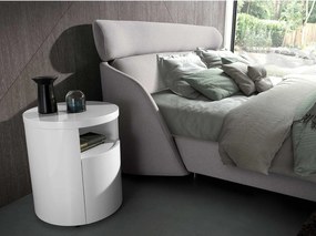 Stolik nocny białe drewno 7006 ANGEL CERDA