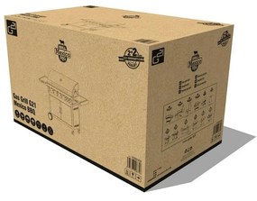 Grill gazowy G21 Mexico BBQ Premium line, 7 palników + gratis reduktor ciśnienia