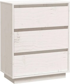 Biała skandynawska komoda z 3 szufladami T1-S38