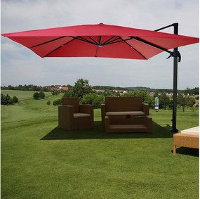 Parasol do świateł drogowych MCW-A96 I obrotowy,  czerwony bez stojaka