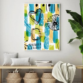 Plakat - Dziecięca abstrakcja (A4)