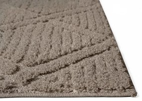 Dywan nowoczesny 3D Arc Romby beżowy 100 cm x 200 cm