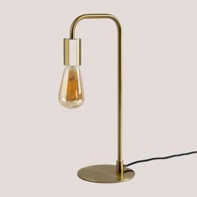 Lampa Stołowa Z Żelaza Sarlot Złoto - Sklum