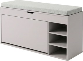 Szafka na buty z siedziskiem i wysuwanymi półkami GRADIA, 100 x 34 x 50 cm