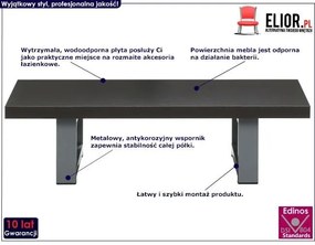Półka ścienna pod umywalkę P5-S88