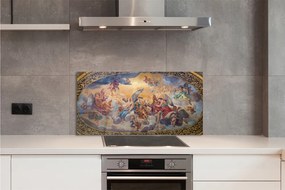 Panel szklany do Kuchni Artystyczna Wizja Aniołów