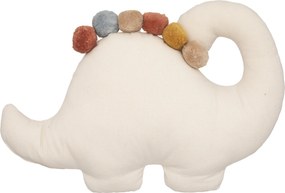 Poduszka dekoracyjna z pomponami DINO, Ø 38 cm