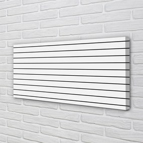 Obraz drukowany na płótnie Minimalistyczne Czarne Kreski