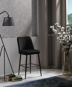 Zestaw krzeseł barowych Vento Black, 4 szt., 4 szt.