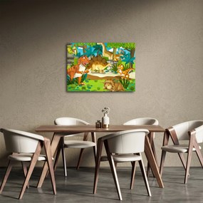 Obraz - Dinozaury (70x50 cm)