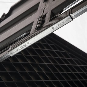 Keeeper Składany wózek na zakupy Olli 45 l Czarny, 45 l