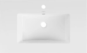 Mexen Atena umywalka wpuszczana w blat 76 x 46 cm, biała - 25017500