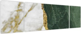 Obraz - Zielony marmur N⁰3 (170x50 cm)