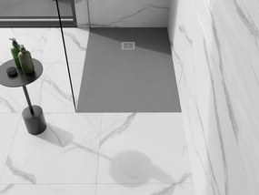 Mexen Stone+ brodzik kompozytowy prostokątny 100 x 70 cm, szary-beton - 44617010