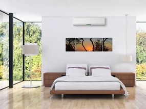 Obraz zachodu słońca (170x50 cm)