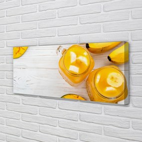 Obraz na płótnie Egzotyczny Shake Mango I Banan