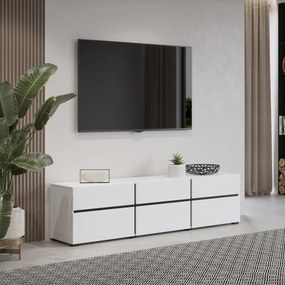 Szafka RTV INCROCIO - Biały / 180 cm