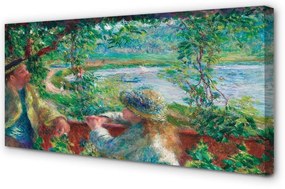 Duży obraz na płótnie Nad wodą - Pierre Auguste Renoir