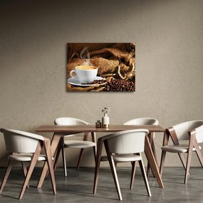 Obraz - Filiżanka kawy (70x50 cm)