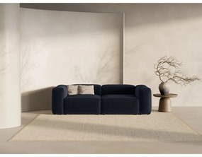 Ciemnoniebieska sofa 264 cm Bergano – Cosmopolitan Design