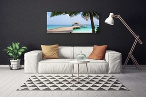 Obraz na płótnie Stalowy Gigant nad Zatoką