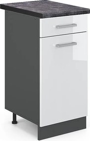 Szafka dolna do kuchni biały wysoki połysk 40x60x81.6 r-line