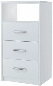 Wysoka biała komoda Z8-S19