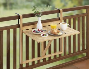 Składany stolik balkonowy na barierkę WAIKIKI