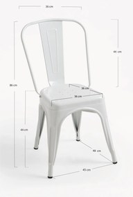 Zestaw 4 Krzese Torix