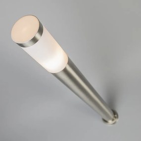 Lampa uliczna zewnętrzna stal 110 cm IP44 - Rox z kolcem uziemiającym i dławnicą