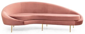 Jasnoróżowa sofa 255 cm Eses – Artie