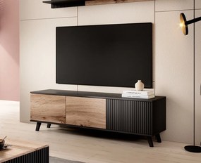 Stolik pod telewizor z ryflowanym frontem Random RTV-1